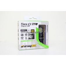 Фонарь налобный  Armytek Tiara C1 Pro Magnet USB + 18350 Li-ion на белом диоде XP-L F00403SC